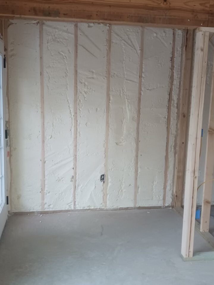 opencell spray foam insulation in walls